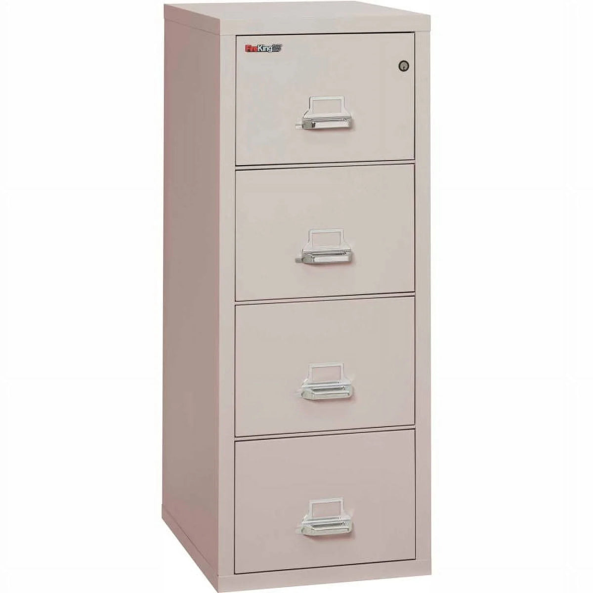 25" Vertical 4-Drawer Letter-Size Fireproof File Cabinet R1272
