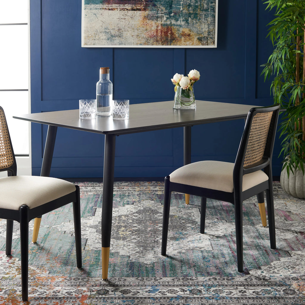 Black Gold Dining Table Q52517