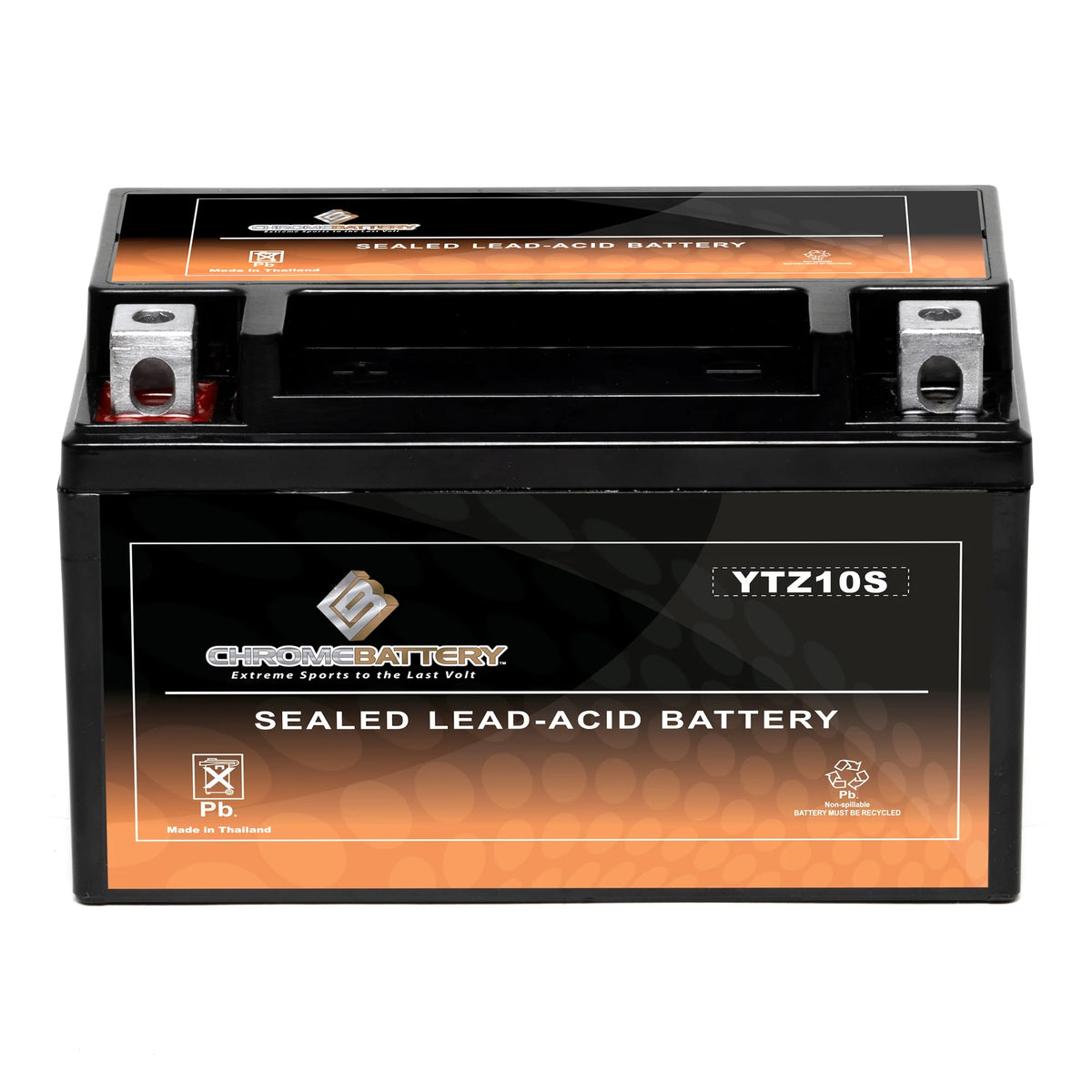 12 Volts 8.6 Ah 190 Cca Motorcycle Battery O764530