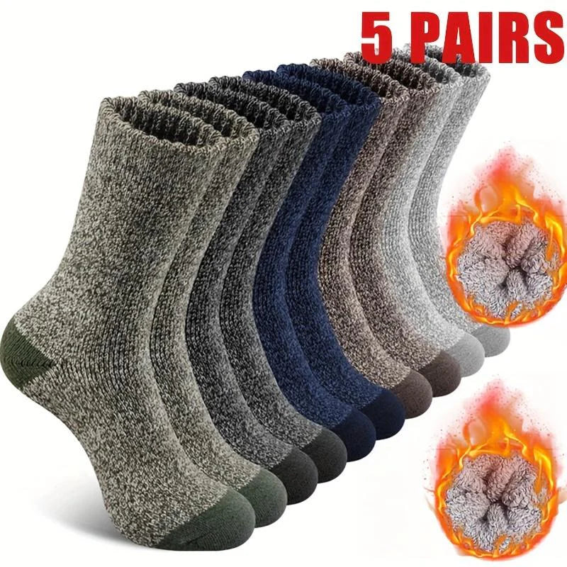 5 Pairs Thickened Warm Winter Socks B843
