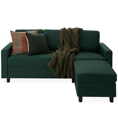 Beige Upholstered Sectional Sofa with Chaise Q113