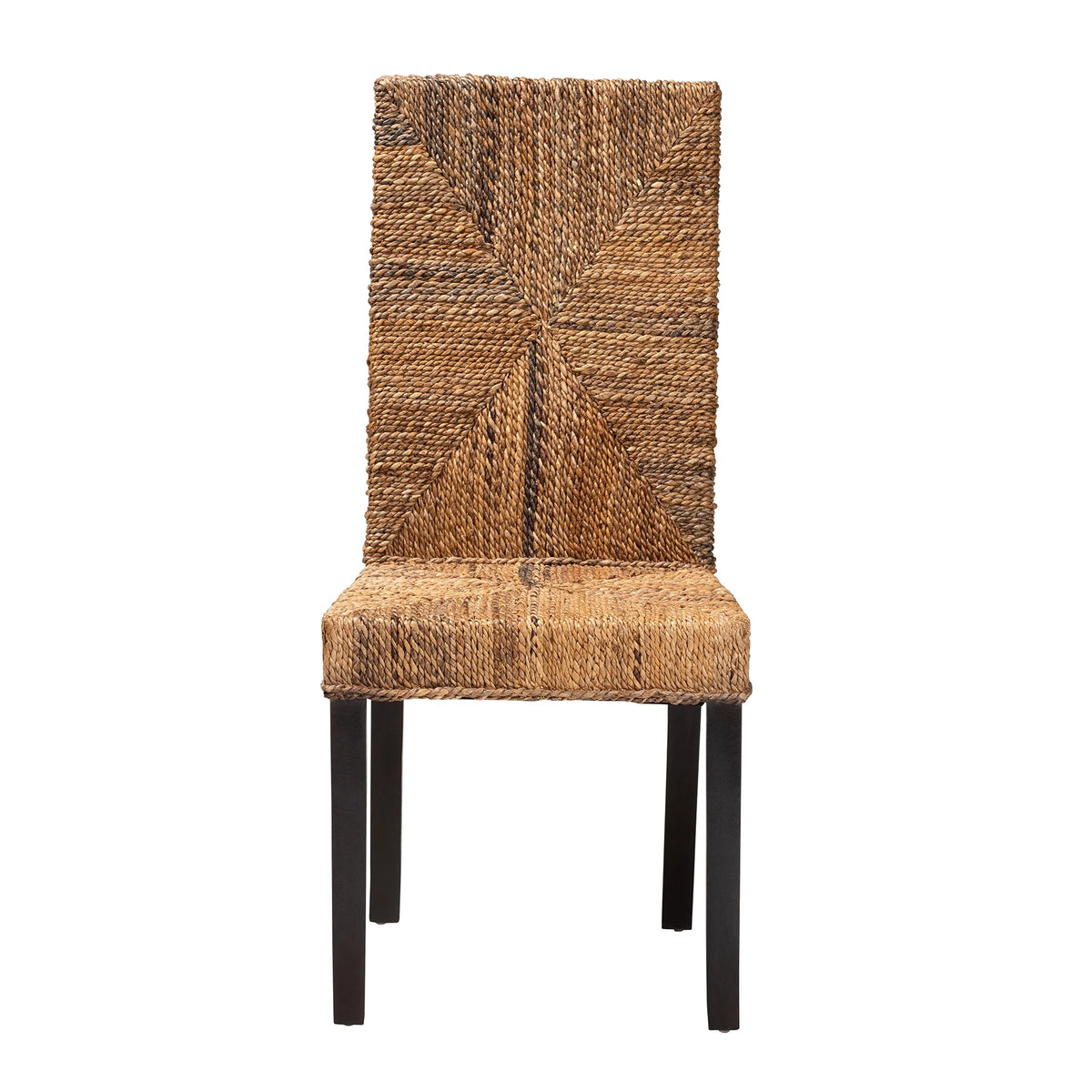 Dark Brown Mahogany Wood Dining Chair P1649