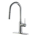 Polished Chrome Pull-Down Sprayer Kitchen Faucet W373761