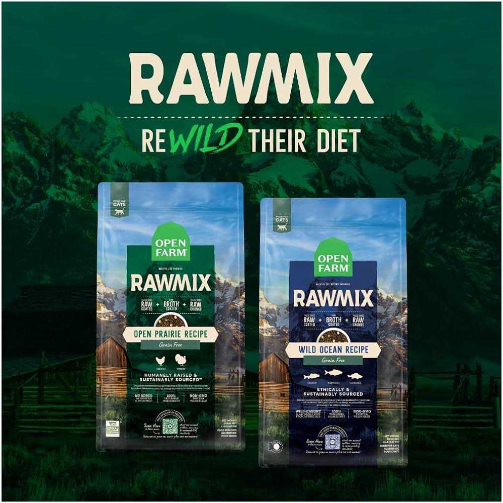 Grain Free RawMix Wild Ocean Dry Cat Food B9476