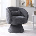 Linen Upholstered Swivel Accent Chair Set of 2 B9198