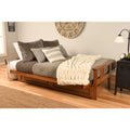 Wood Futon with Gray Mattress R696164