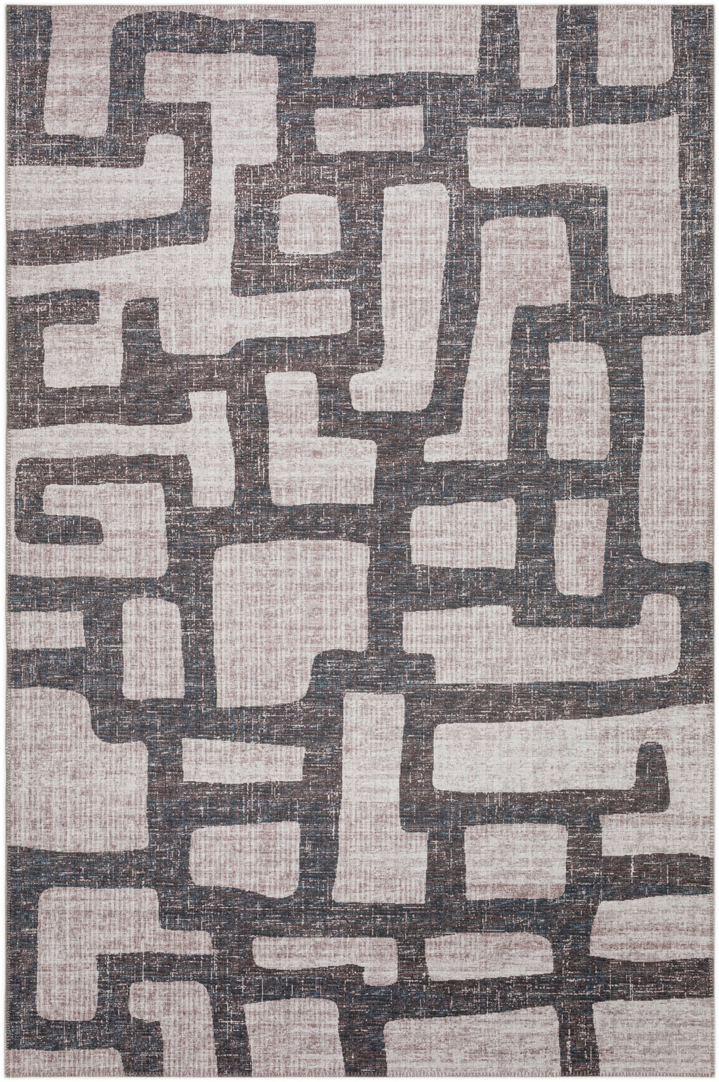 Grey 10' x 14' Non-Skid Area Rug W968