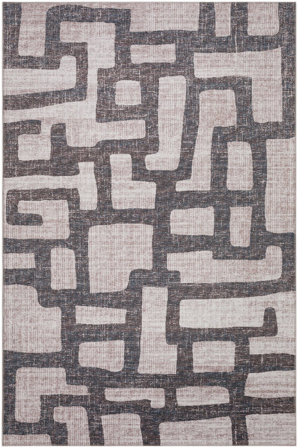 Grey 10' x 14' Non-Skid Area Rug W968