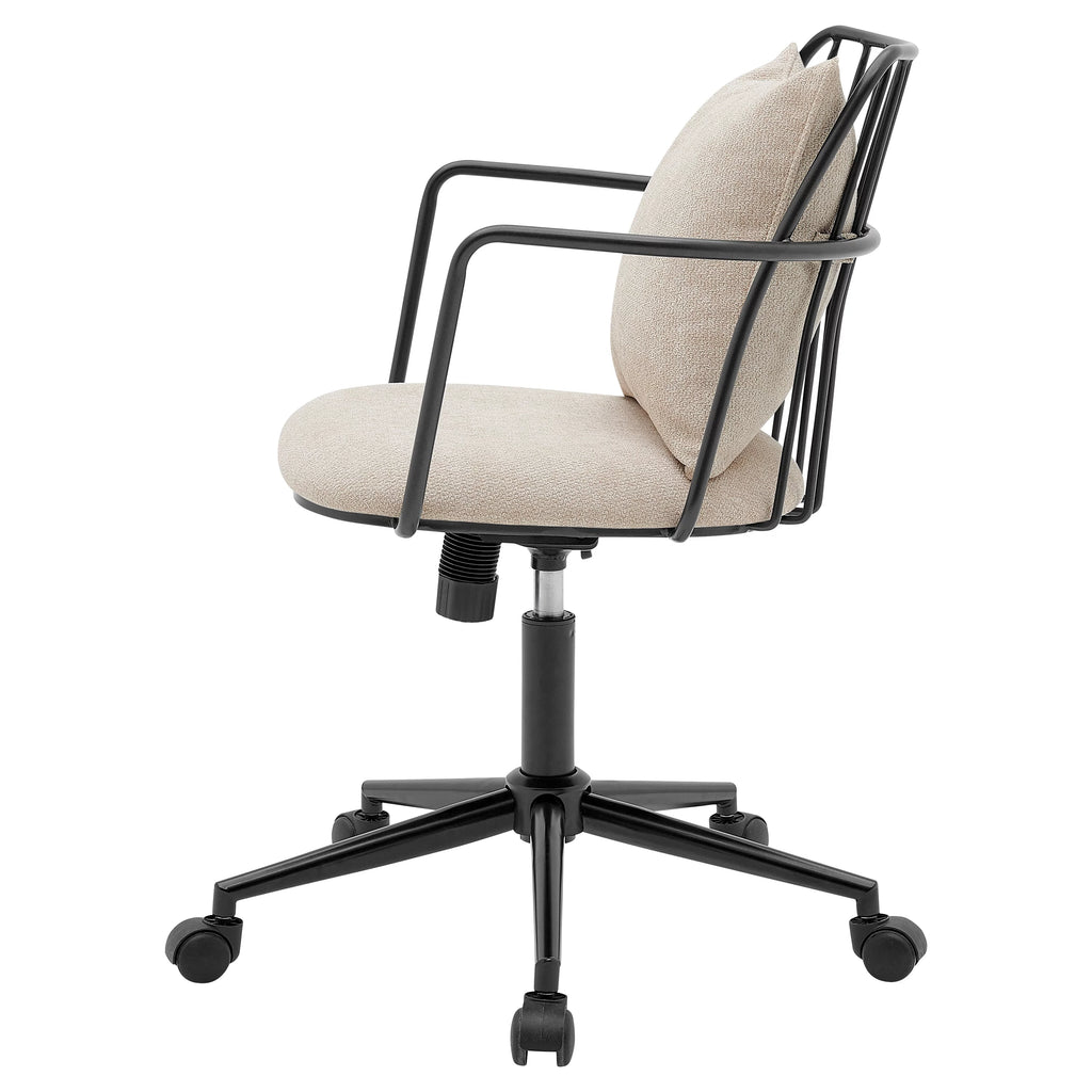 Beige Fabric Office Chair M186447
