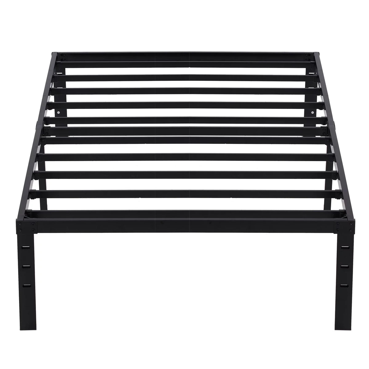 Twin Size Black Metal Platform Bed Z1216