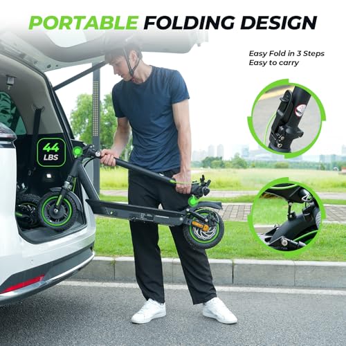 800W 10 Inch Tires Foldable Electric Scooter U811