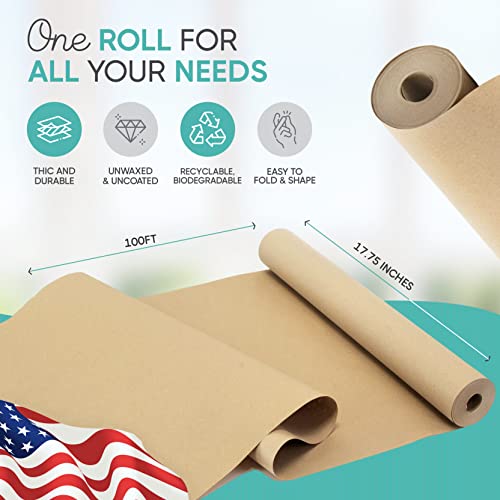 Brown Kraft Paper Roll 100% Recycled P18477