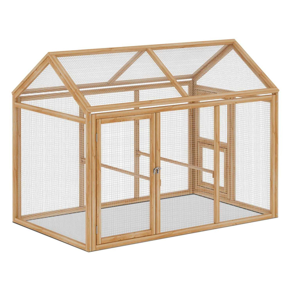 Outdoor Chicken Coop with Roosting Rods T941