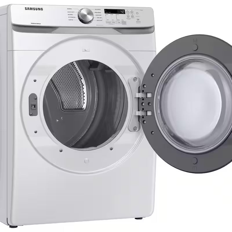 7.5 cu. ft. Stackable Vented Electric Dryer with Sensor Dry in White O483