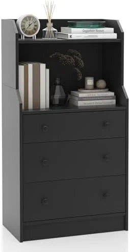 3 Drawer Dresser with 2 Shelves K51506