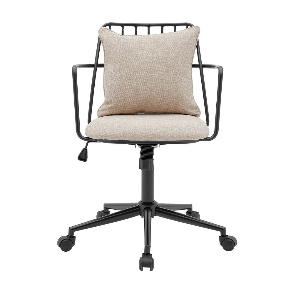 Beige Fabric Office Chair M186447