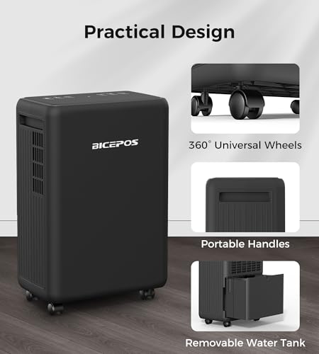 30 Pints Dehumidifier with Drain Hose M6404