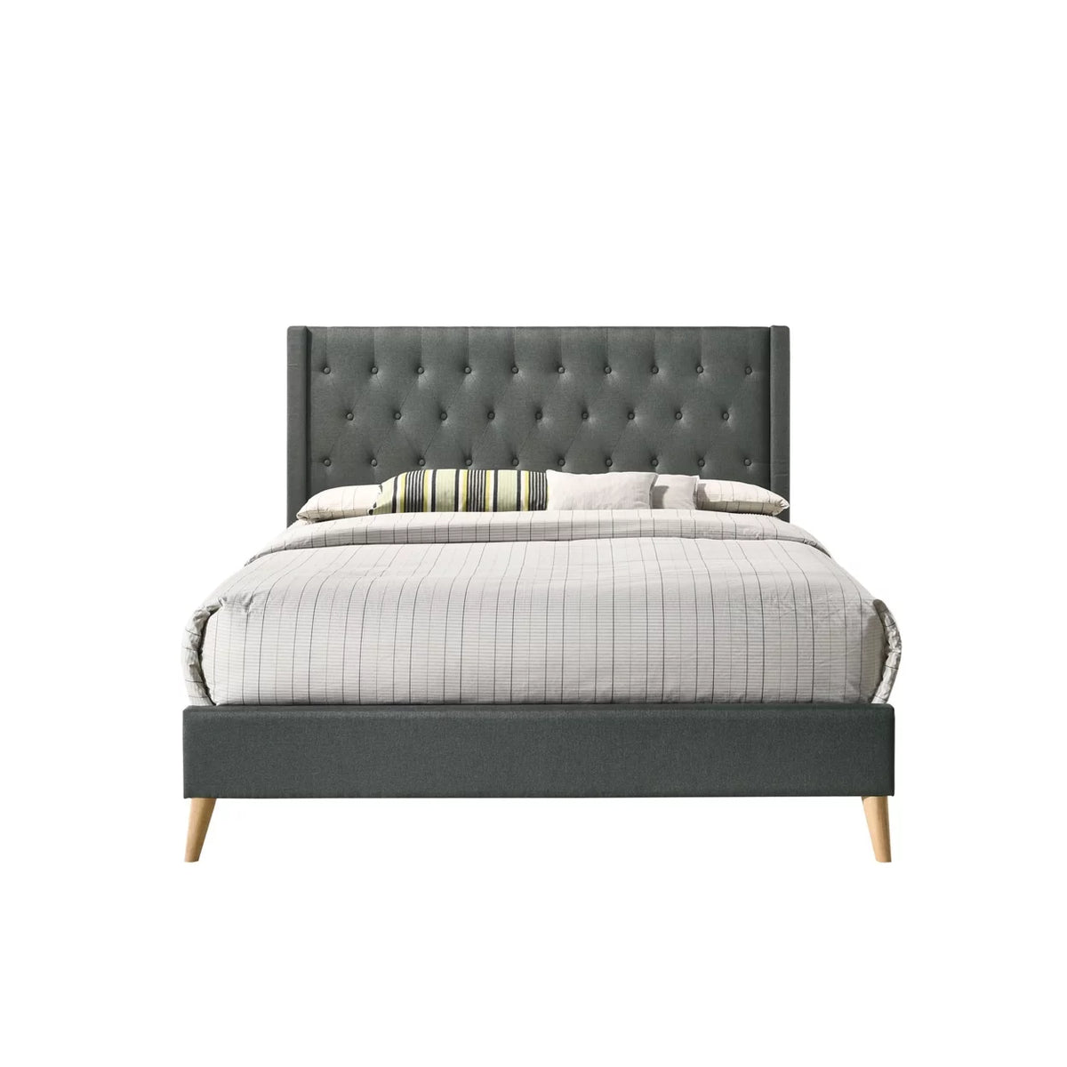 Queen Tufted Panel Bed T642858