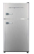 Compact Stainless Steel Top-Freezer Refrigerator 3.2 cu ft A96941