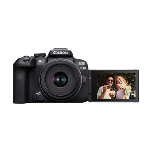 Mirrorless Camera with Lens, Tripod and Microphone, 24.2 Megapixel, 4K Video, Black Q5497