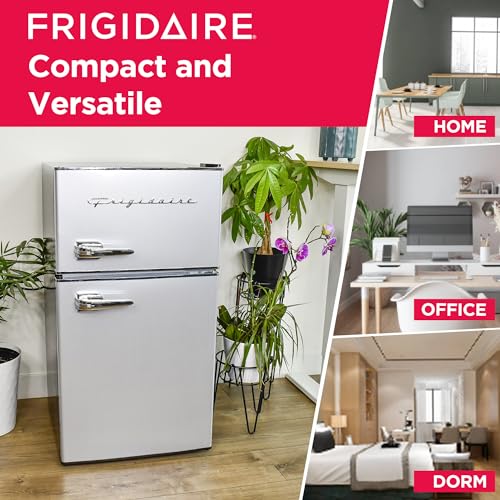 Compact Stainless Steel Top-Freezer Refrigerator 3.2 cu ft A96941
