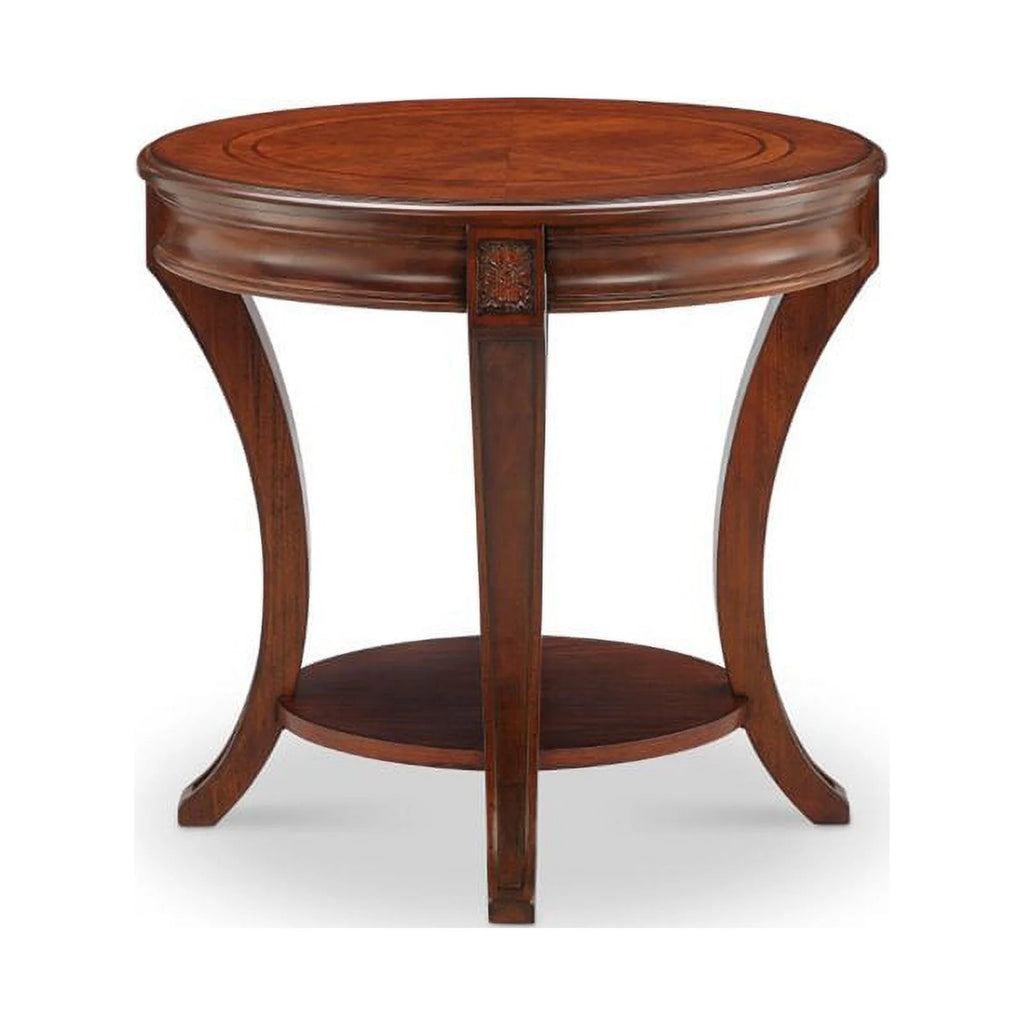 Set of 2 Oval End Table in Cherry R155