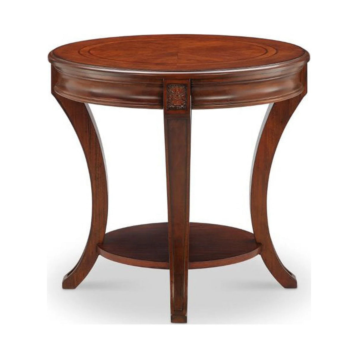 Set of 2 Oval End Table in Cherry R155