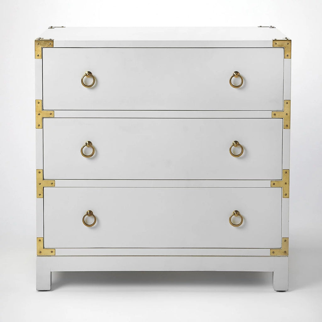 Wood Campaign Chest L347