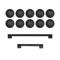 Black Handle and Knob Set E846
