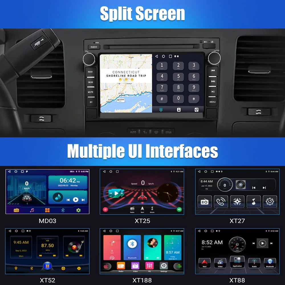 Car Radio Stereo with Bluetooth GPS Navigation C24116
