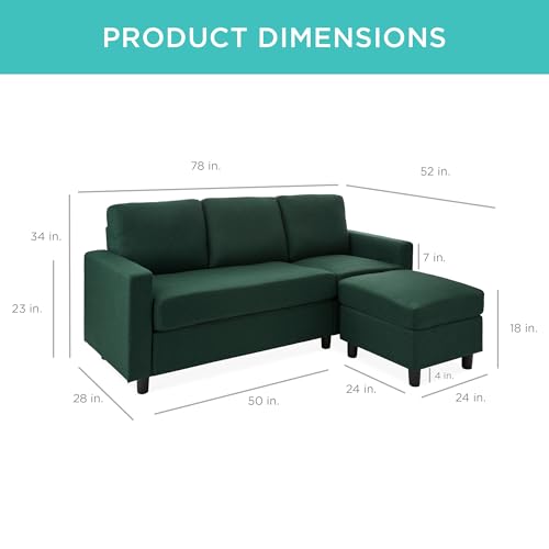 Beige Upholstered Sectional Sofa with Chaise Q113