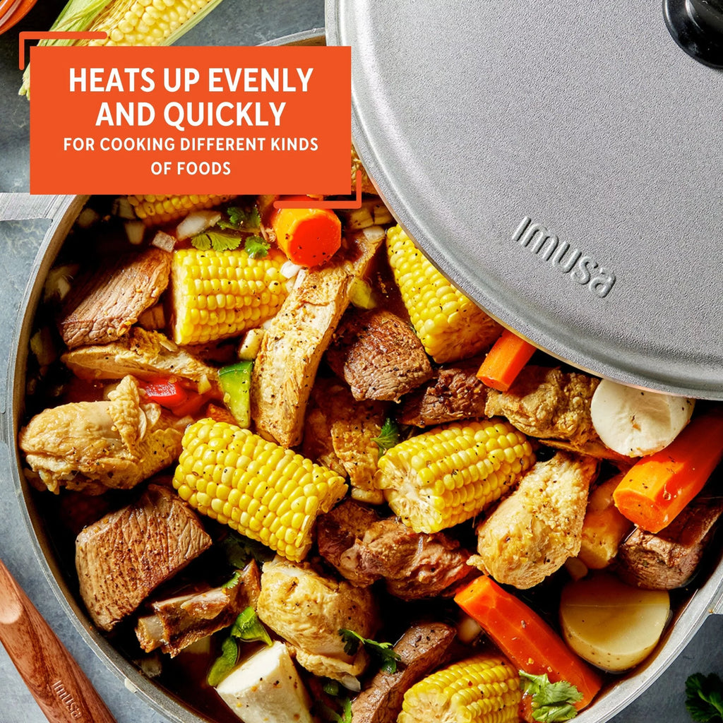 11.6 Quart Cast Aluminum Caldero Dutch Oven with Lid V52404
