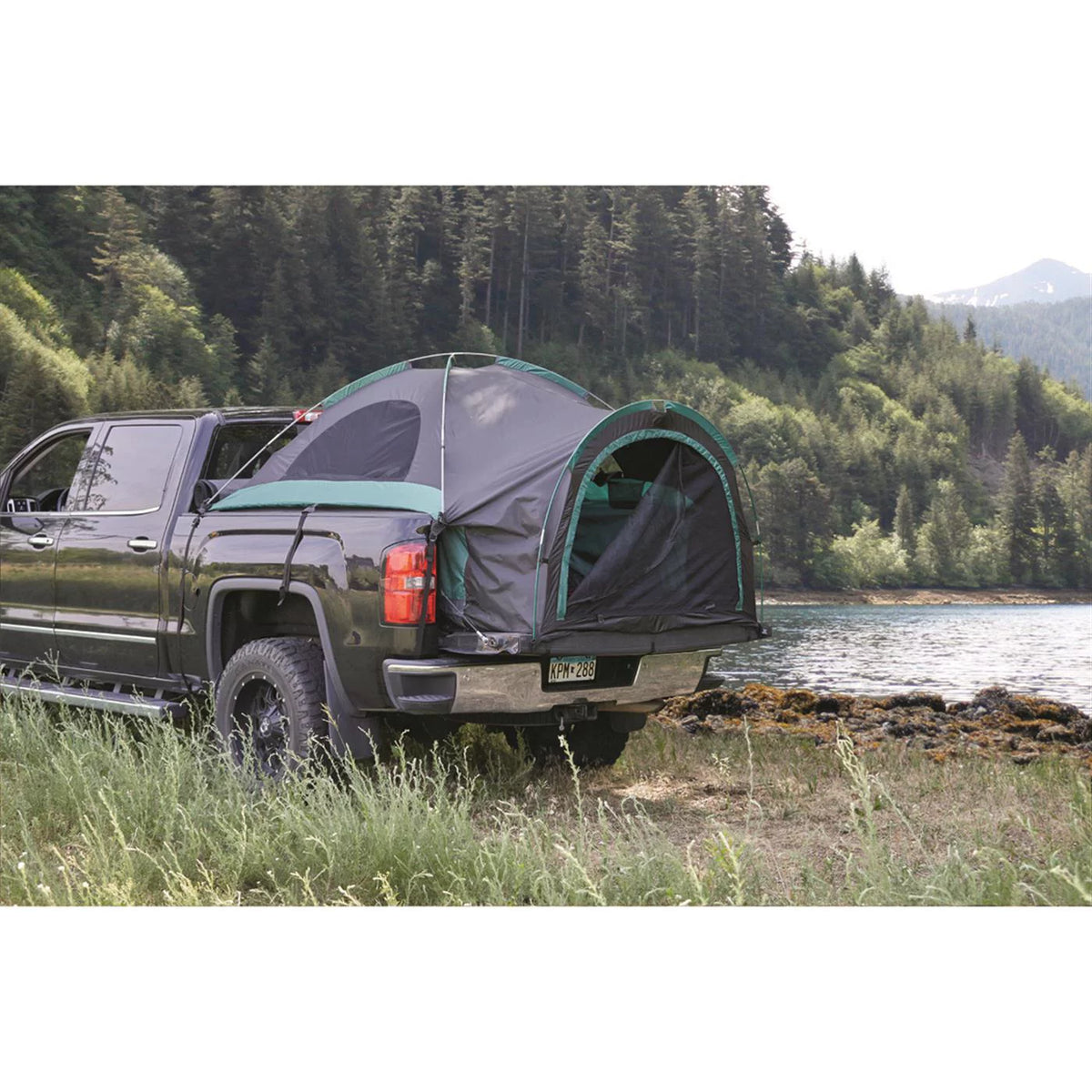 Compact Truck Tent for Camping, Fits 72-74", Waterproof Rainfly Included, Sleeps 2 V968308
