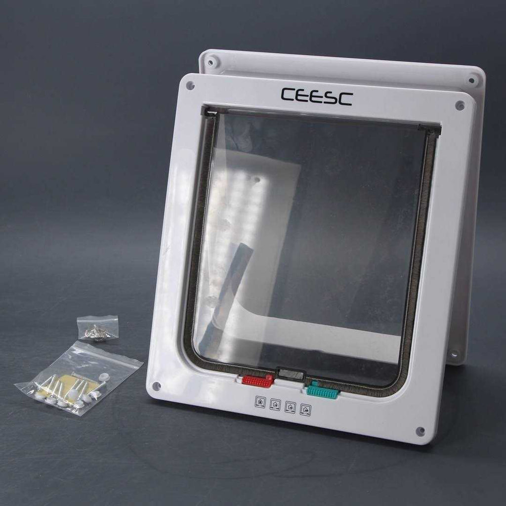 Extra Large 4 Way Locking Cat Door P44069