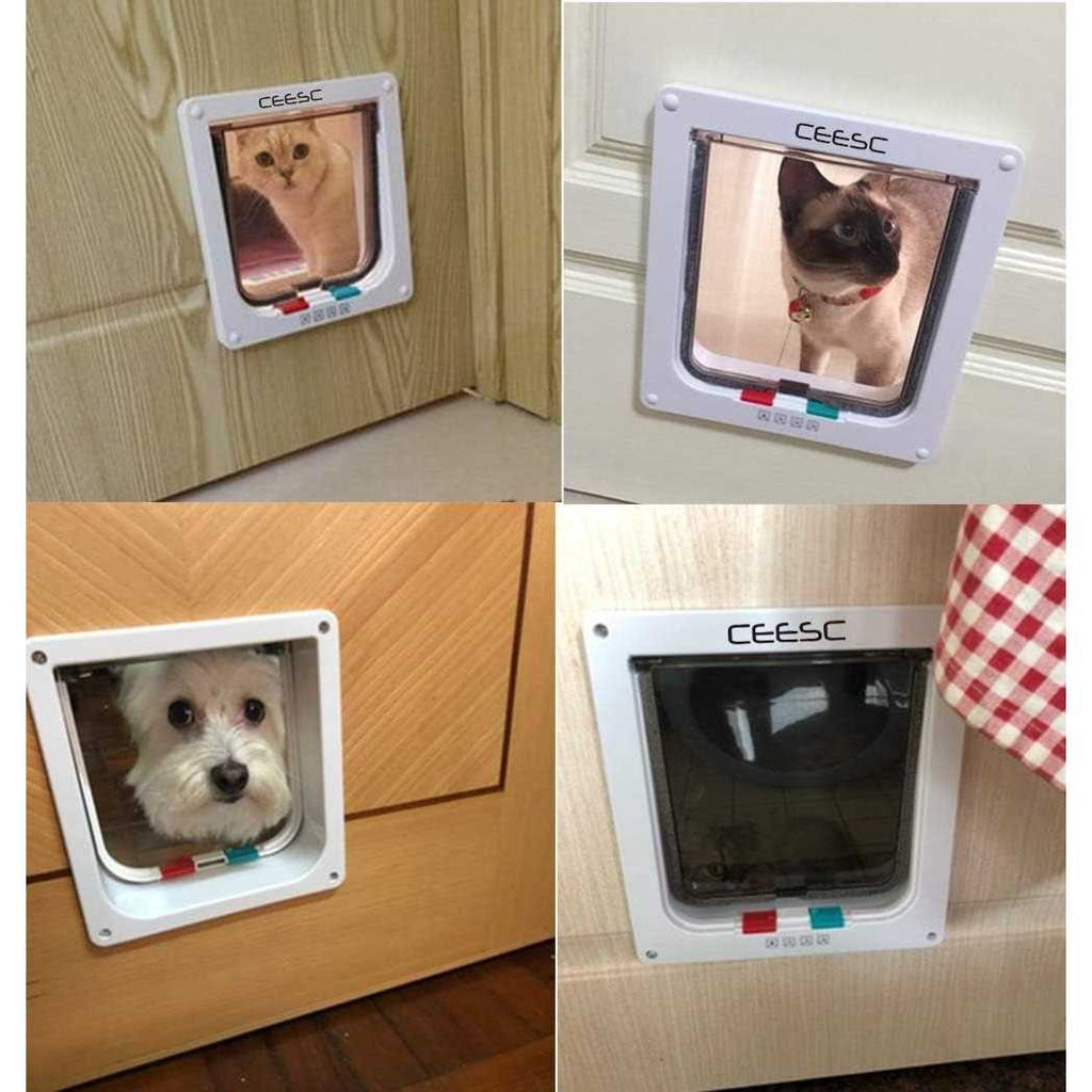 Extra Large 4 Way Locking Cat Door P44069