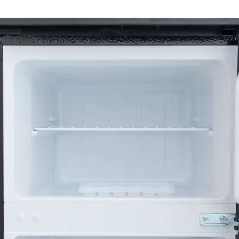 18.5 in. W 4.5 cu. ft. Black 2-Door Mini Refrigerator with Freezer O510