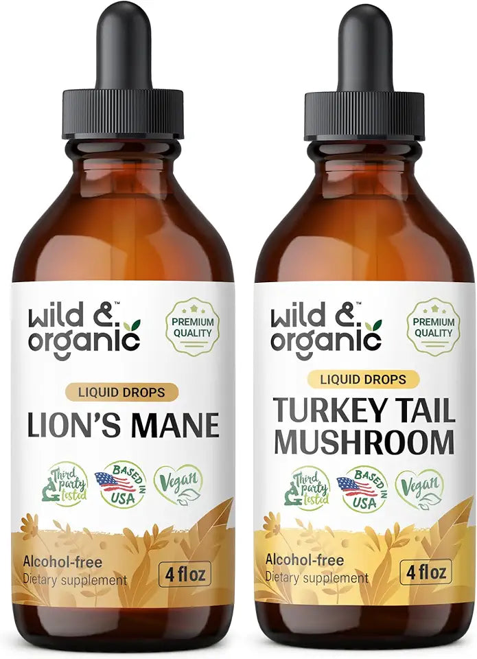 Lion's Mane & Turkey Tail Tincture 4 fl oz A44319