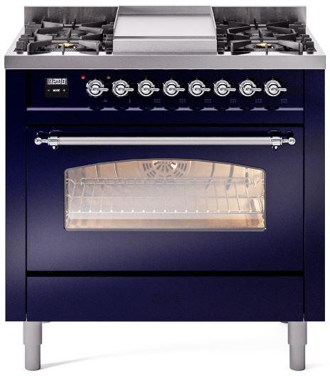Blue 36 Dual Fuel Propane Gas Range J55745