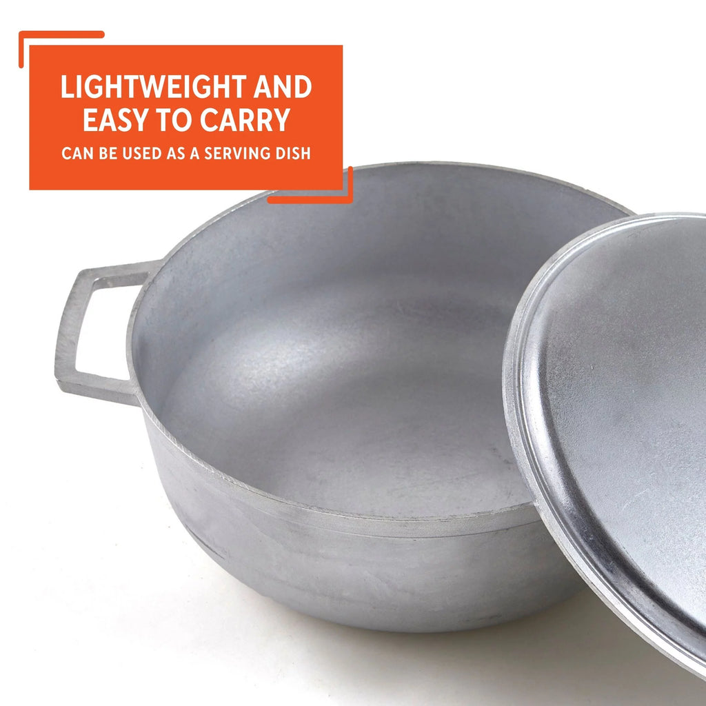 11.6 Quart Cast Aluminum Caldero Dutch Oven with Lid V52404