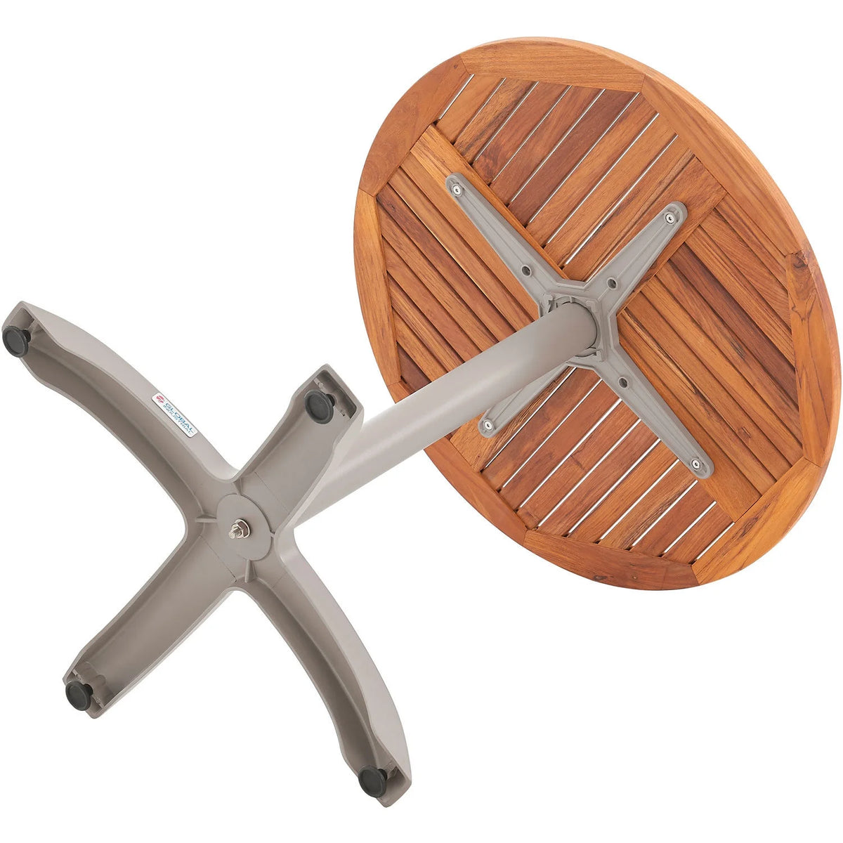 Round Outdoor Teakwood Café Table F50268