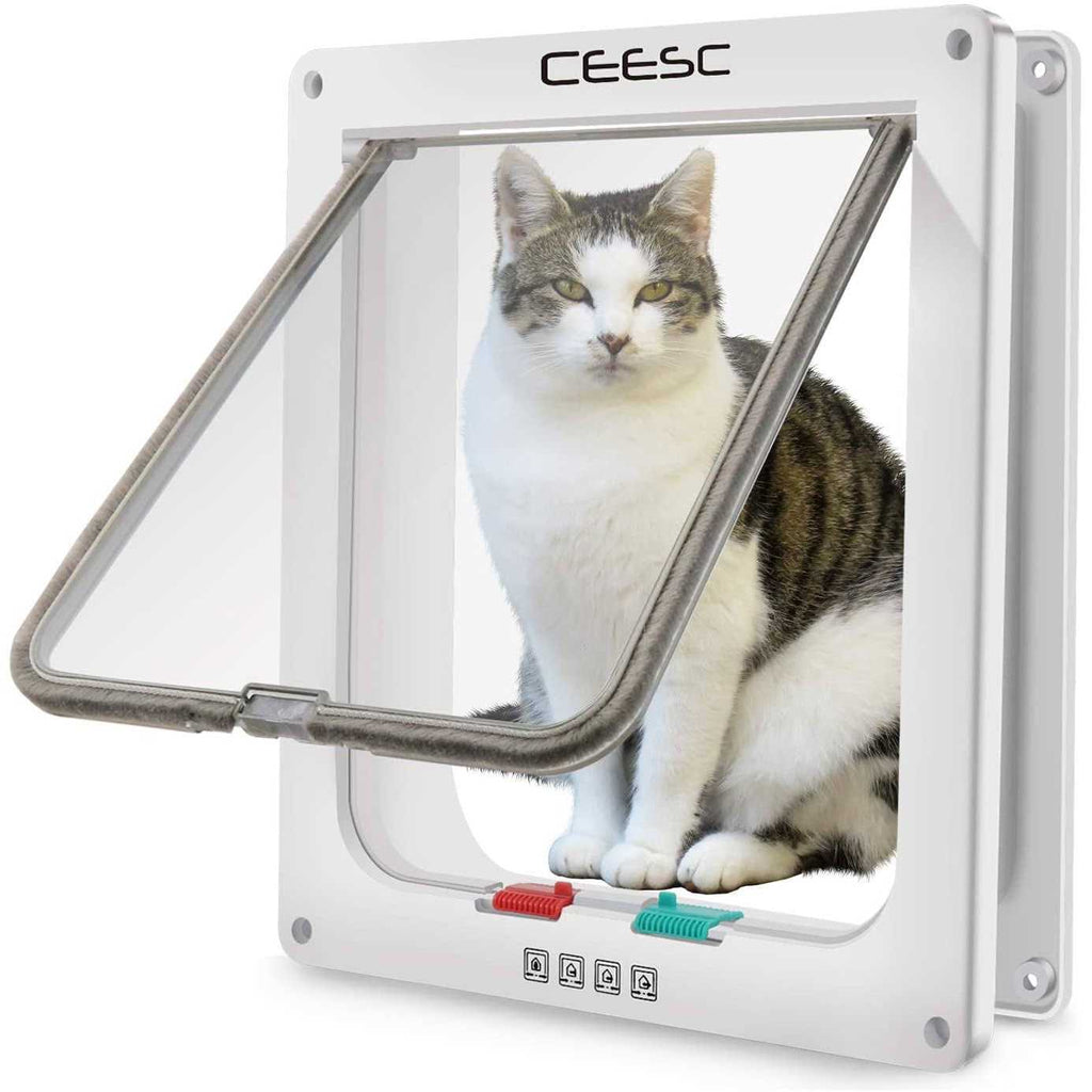 Extra Large 4 Way Locking Cat Door P44069