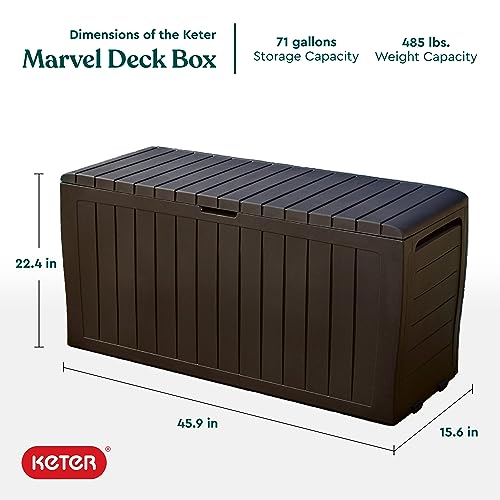 71 Gallon Resin Outdoor Storage Box H277