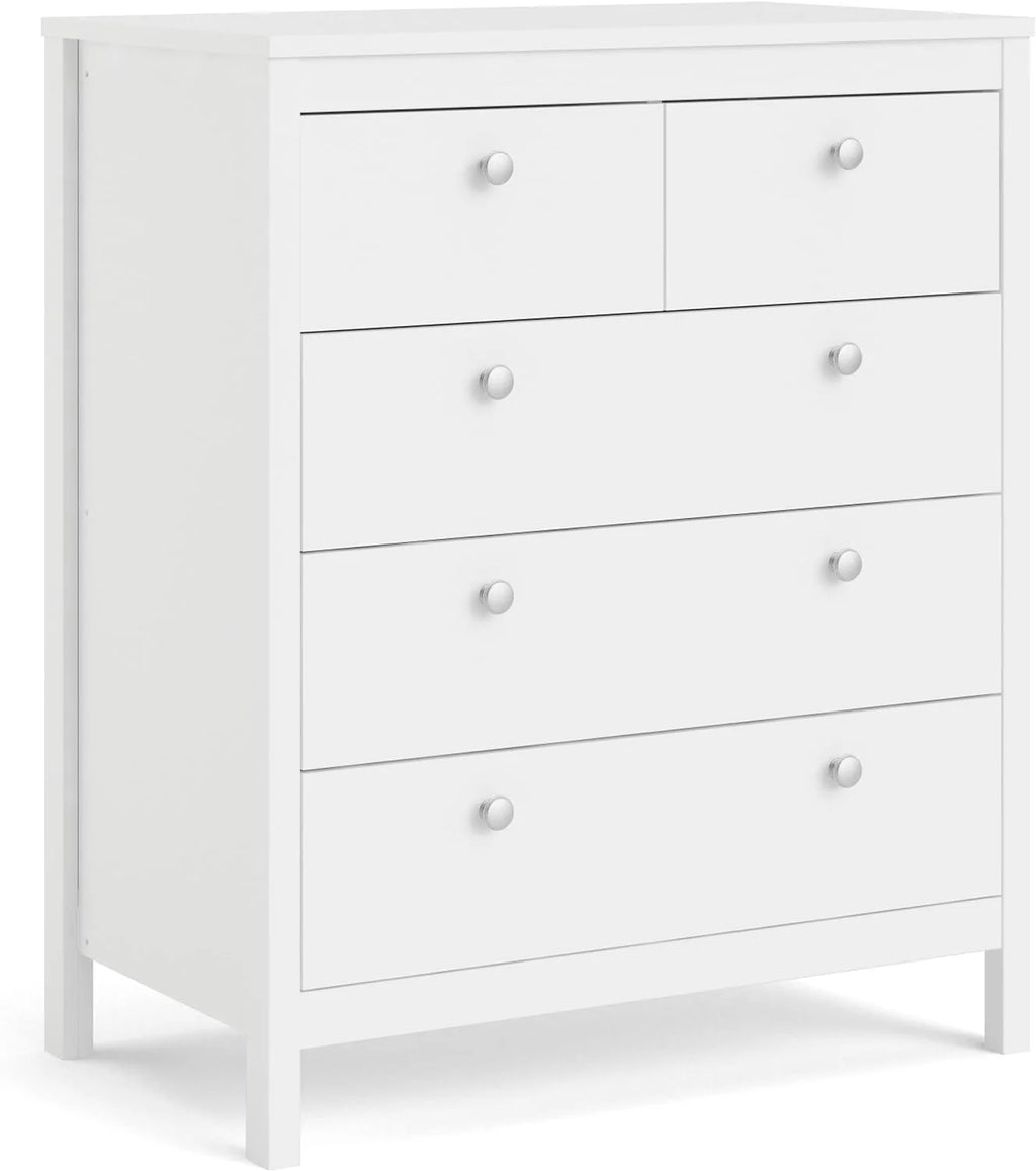 5 Drawer White Chest A586017