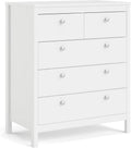 5 Drawer White Chest A586017