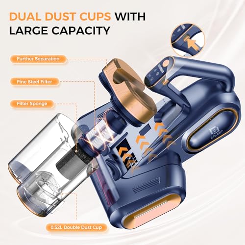 Cordless Mattress Vacuum Cleaner with UV and Ultrasonic O2081